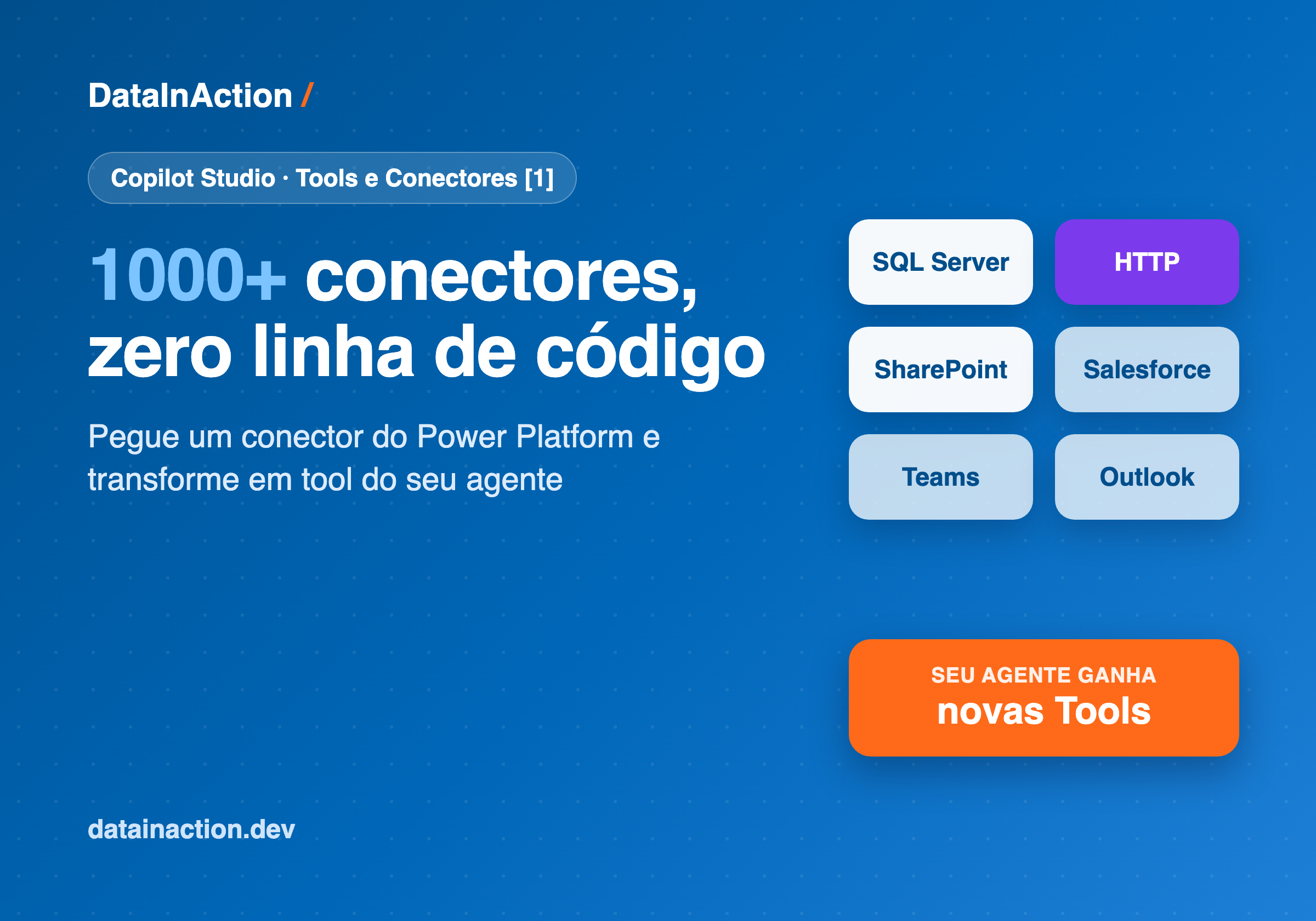 Copilot Studio - Tools e Conectores [1] - O catálogo de 1000+ conectores